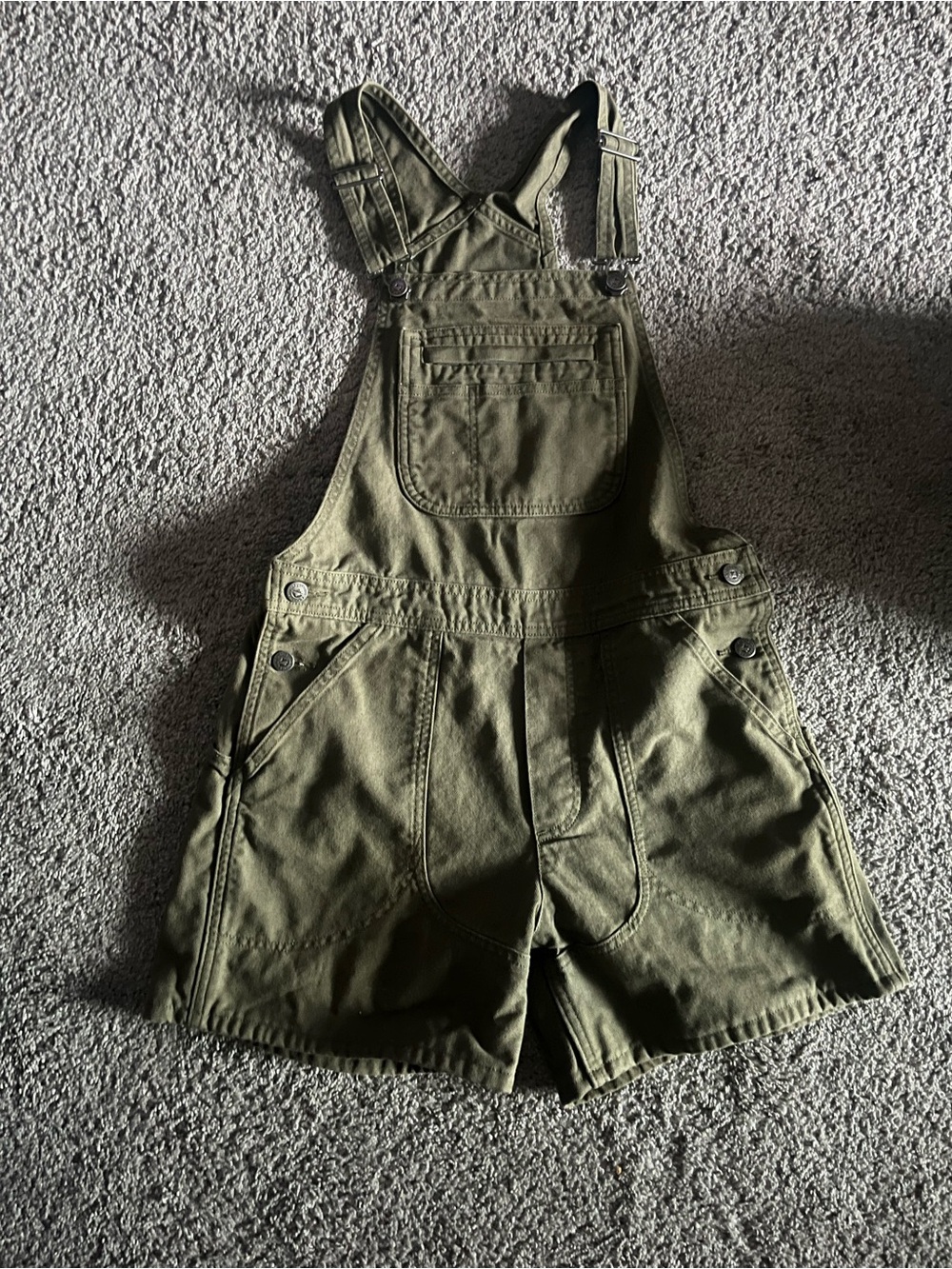 Patagonia Women’s Olive Green Short Overalls